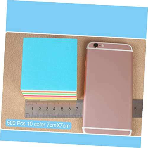 EXCEART 500Pcs Papel De Origami Para Papel Colorido Para Projetos De Origami Papel De Construção Ori