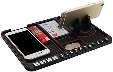 Anti-Slip Car Multifunctional Car Anti-Slip Mat Auto Phone Holder Non Slip Sticky Anti Slide Dash Phone Mount Silicone Dashboard Car Pad Mat