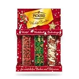  Zuckerdekor / Streudekor im Set WICHTEL - ZAUBER (3 Motive - essbar / 67 g) BACK - DEKORATION ZU WEIHNACHTEN, Kirsche