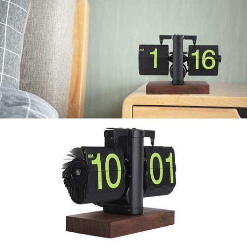 Reloj digital con tapa mecánico contra la fatiga visual nocturna en el dormitorio 8
