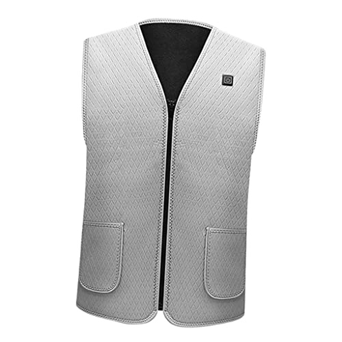 Image of Enakshi Mens Electric Heating Vest Winter Warm Up Jacket Battery Heated Coats L|Clothing, Shoes & Accessories | Mens Clothing | Coats & Jackets