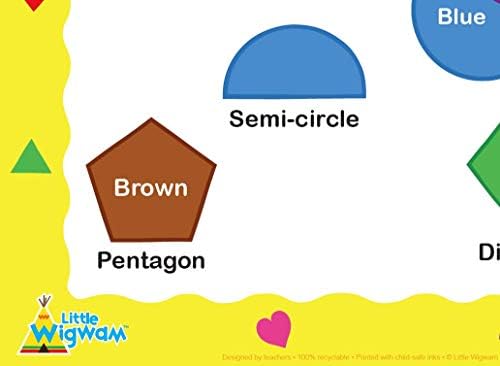 Little Wigwam Shapes And Colours Placemat