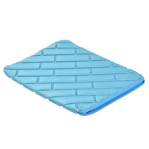 Funda para tablet de 9,7 pulgadas bolsa interior con diseño de cuadros azul claro 7