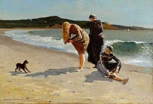 Cuadro en lienzo de alta marea por Winslow Homer, fotos impresas de 60x90cm para salón