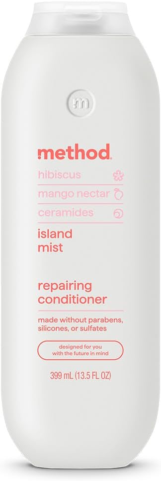 Method Repairing Conditioner, Island Mist – Nourishes Hair and Restores Damaged Strands – Paraben Free, Sulfate Free, Safe for Color-Treated Hair – 13.5 oz