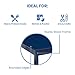 Delta Children MySize Kids Wood Table and Chair Set (2 Chairs Included), Deep Blue