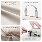 EPICKA TripCozy Compression Packing Cubes, 4 Set, Beige - Image 4