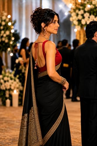 Image of Women's Glory Banarasi Satin Silk Saree for Women.