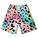 innewgogo Modern Leopard Fashion Toddler Baby Boy Girl Cotton Pull-On Shorts Elastic Waist Kids Pants Casual Jogger Shorts 4T