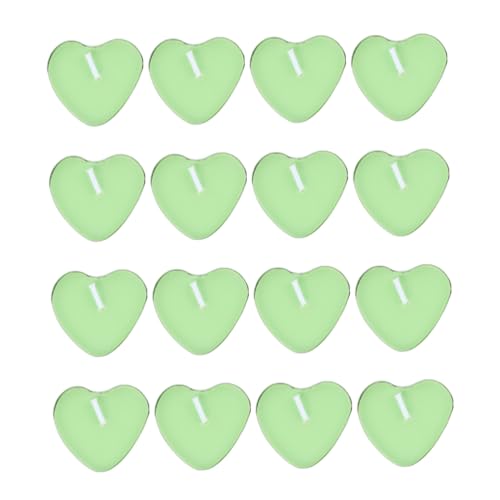 Bougies en forme de cœur 100 pièces parfumées pour décoration festive d'intérieur