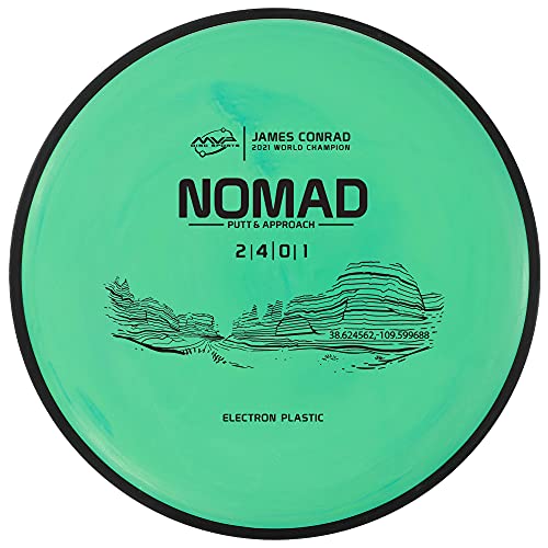 Image of MVP Disc Sports Electron Nomad James Conrad Edition Disc Golf Putter (Choose Your Firmness /Colors May Vary)