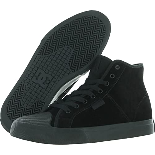 Dc Shoes Manual Hi Rt S Men's Suede High Top Lace-Up Sneakers Black Size 8 #TOP2