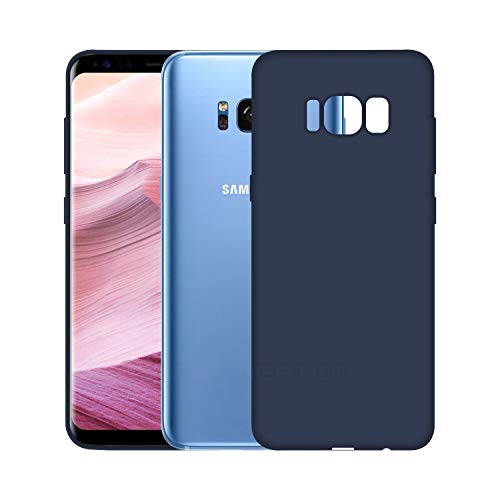 Image of Case Creation Luxurious OG Series for Samsung Galaxy S8 Plus Case Cover,Anti-Dirty Slim Case Frosted Matte Cute Candy TPU Raised Bezel (Splash of Color) Back Cover for Samsung S8 Plus -Electric Blue