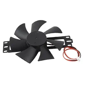 J K b K - DV 18V Plastic Blade Cooling Fan for Induction Cooker Black