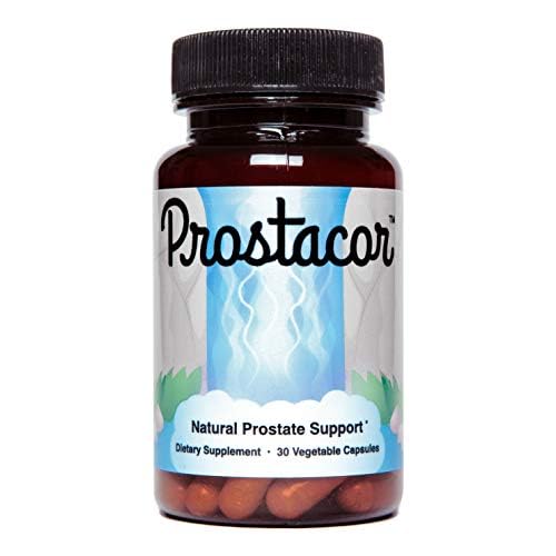 Prostacor Natural Prostate Support Supplement for Men, Vegan, Gluten-Free
