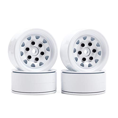 INJORA 4PCS RC 1,9 Cerchioni Metallo Beadlock