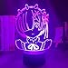 Produktbild Anime Rem Re Zero Figur Nachtlicht Sensor LED Farbwechsel Baby Nachtlicht für die Dekoration des Schlafzimmers, Schreibtischlampe, 3D-Lampe, Manga-Geschenk