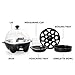 DASH black Rapid 6 Capacity Electric Cooker for Hard Boiled, Poached, Scrambled Eggs, or Omelets with Auto Shut Off Feature, One Size