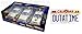 OPO 10 - Coffret de 3 Voitures Delorean 1:24 des Films Retour vers Le Futur + Une réplique de Plaque d'immatriculation Outatime(PF15)