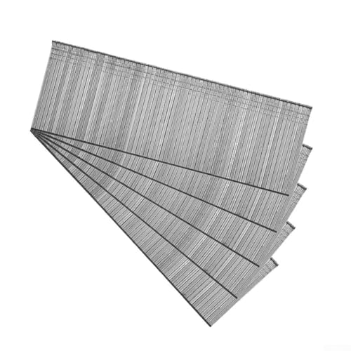 Desiumite 1105 clavos rectos de 10 mm a 30 mm para grapas F10/F15/F20/F25/F30, cierres de acero al carbono galvanizado para bricolaje en el hogar, carpintería, muebles (F30)