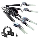 FJ503 Spider Fuel Injector 6 Cylinder w/Bracket for Express Silverado P30 K1500 Savana Jimmy Oldsmobile Bravada Isuzu 4.3L V6 w/Bracket, OE FJ10565