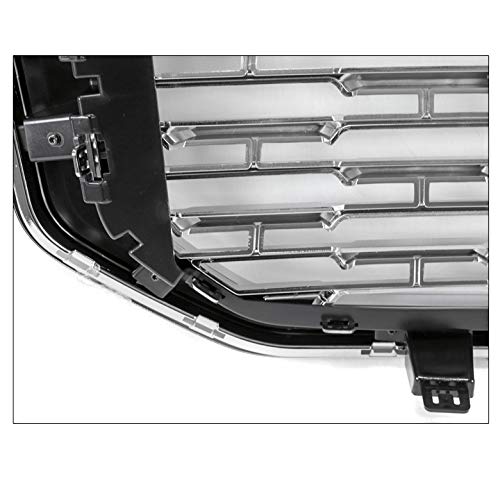 Zmautoparts Mesh Style Front Bumper Upper Hood Grille Grill Chrome Compatible With 2015-2020 Gmc Yukon/Yukon Xl #TOP5