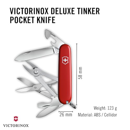 Victorinox Deluxe Tinker 91 mm Swiss Army Knife - 1.4723
