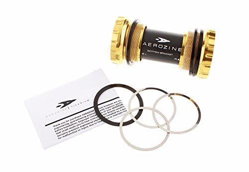 Aerozine Bb-08-Xc Mtb Bottom Bracket Bb English Threaded Bsa 68 73Mm Ceramic Bearings 90G (Gold) #TOP1