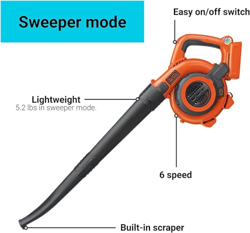 Image of BLACK+DECKER 40V MAX* Cordless Hard-Surface Sweeper with POWERCOMMAND (LSWV36B)