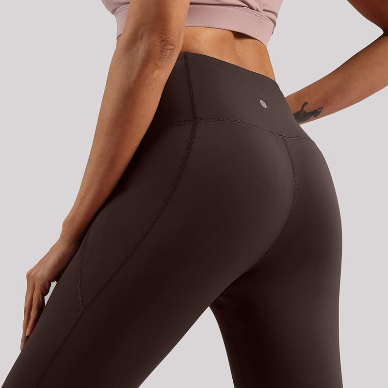 Image of BlissClub Womens The Ultimate Capris, 3 /4th Length Pants, Super- High Waist, 2 Pockets, Wide Waistband, Activewear for Women