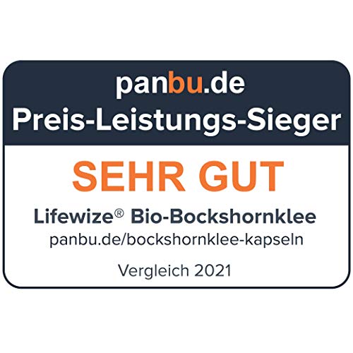 Foto von LifeWize® 240 Bockshornklee Kapseln Aktiviert mit 2.600mg Bockshornkleesamen pro Tagesdosis (Fenugreek) Hochdosiert, Vegan, Laborgeprüft und Ohne Zusatzstoffe