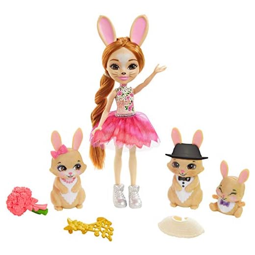 Coffret Enchantimals Royals | Poupée Brystal | Lapin