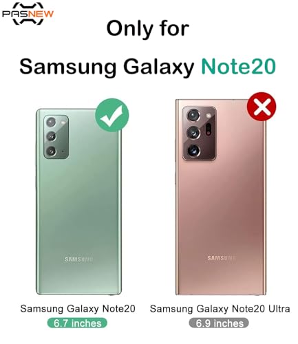 Étui portefeuille en cuir premium marron pour Samsung Note 20 5G PASNEW - 2