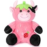 HyDren Pink Cow Stuffed Animal 9. 8