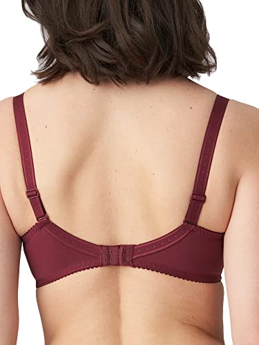 Primadonna Orlando Side Support Bra, 34E, Deep Cherry #TOP2