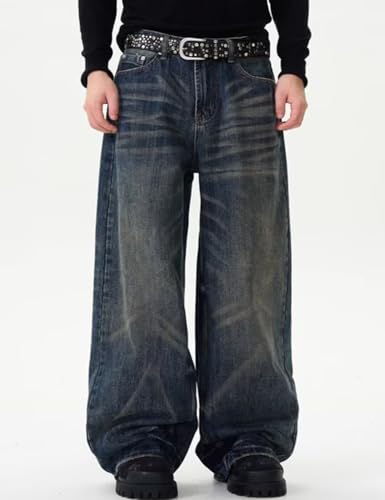 Y2K Baggy Jeans Vintage Denim Pants Fashion Hip Hop Joggers Pants Streetwear3