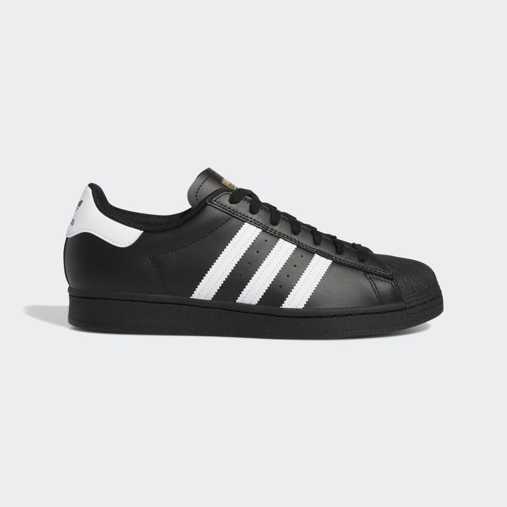 adidas CBLACK FTWWHT Men's Superstar ADV Core blackFtwr FTWR White 13 US, Wide