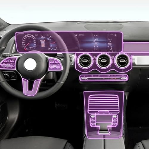 Película TPU-PPF para interior de Mercedes Benz GLB X247 2019-2023