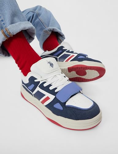 Image of U.S. Polo Assn. Mens Steven|White Stylish Casual Sneaker Shoes for Man