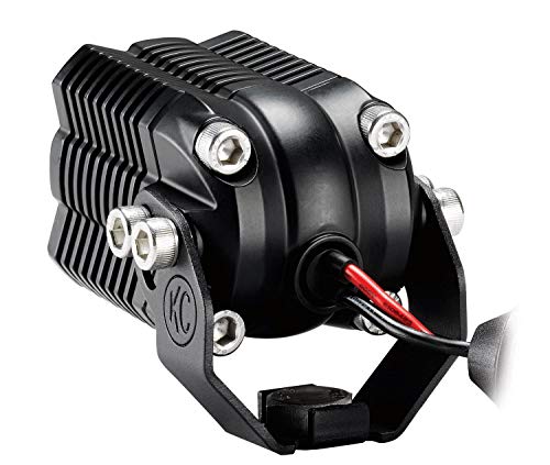 KC HiLiTES 269 FLEX LED Single Spread Lighting System -Pair (Includes Switch and Wiring Harness with Waterproof Connectors)