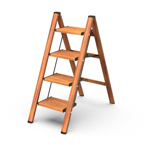 GameGem 4-Stufen-Stehleiter aus Aluminium