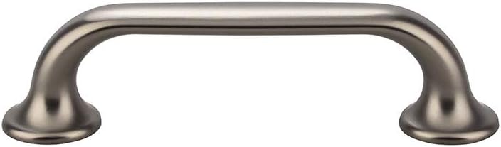Top Knobs - TK593AG - Oculus Oval Pull 3 3/4" - Ash Gray - Mercer Collection