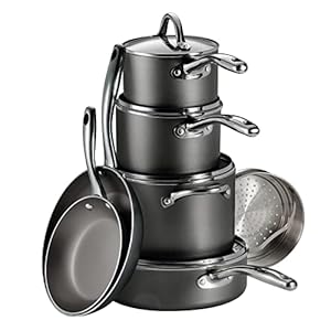 Tramontina Cookware Set Nonstick 11-Piece Charcoal Gray, 80143/025DS