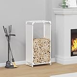 Grande capacité : ce porte-bois de chauffage est doté d'une grande capacité, ce qui permet de stocker suffisamment de bûches pour alimenter votre feu et vous permettre de rester au chaud tout au long de l'hiver.