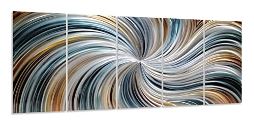 Elevate Your Space With Abstract Sun Metal Art