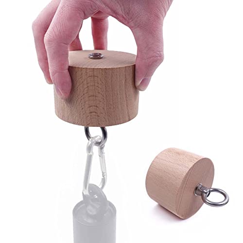 Lights Mountain Wooden Climbing Grip with Carabiner