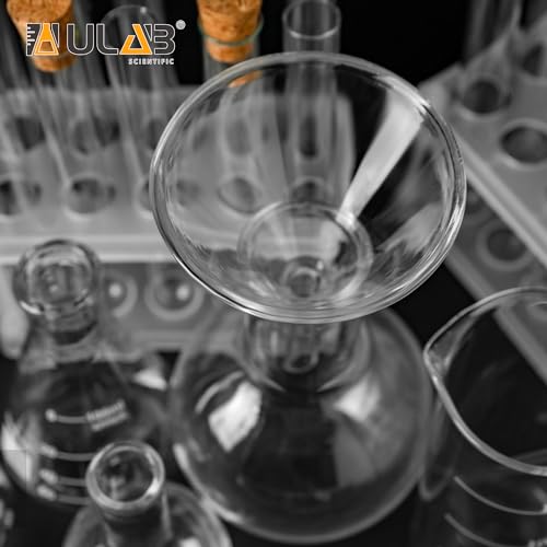 image for ULAB Scientific Glass Funnel Set, 1 of Each Size 50mm 75mm 100mm with 