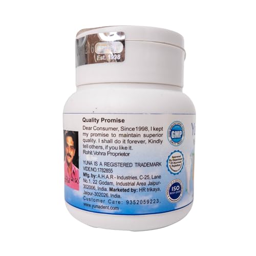 Image of Yunawhite Dantprabha Ayurvedic Medicinal Teeth Whitening Powder | Natural Teeth Whitening & Stain Remover | Herbal Dant Manjan for Plaque & Tartar Control | Fluoride & SLS-Free| Heals Sensitive |Fights Cavities & Bad Breath|Organic & Vegan (Pack of 4)