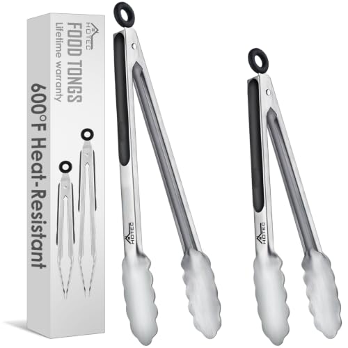 Hotec Stainless Steel Tongs Set