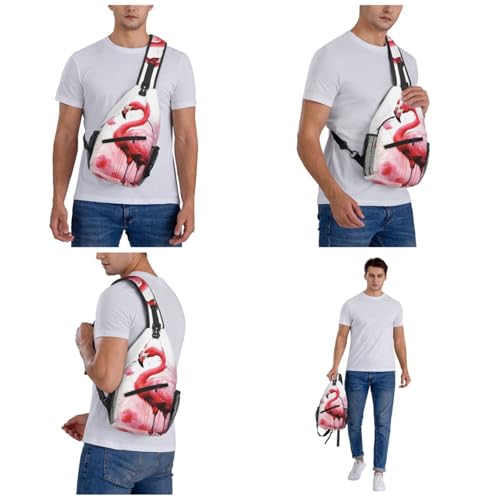 Bolso pequeño de bandolera para senderismo unisex negro miniatura 7